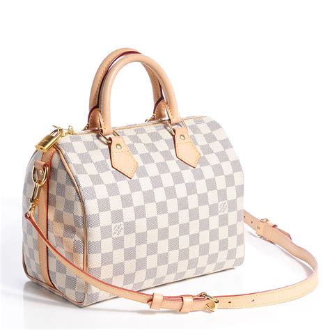 lv speedy 25 damier azur review|speedy bandoulière 25 price.